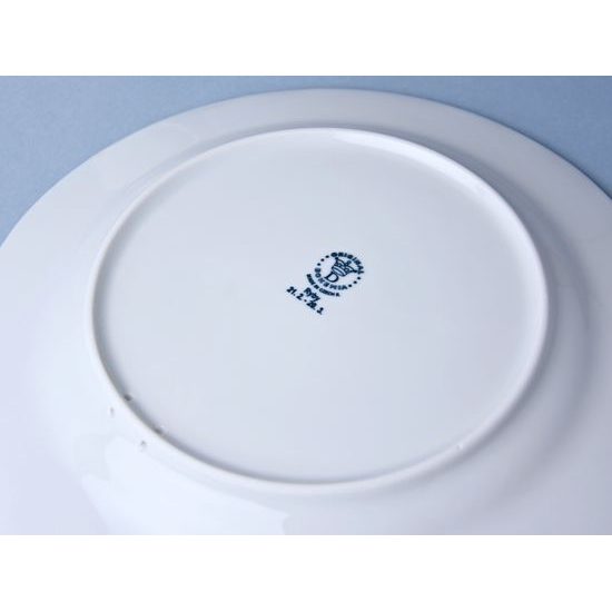 Talíř mělký 24 cm, Ryby, (i na zeď), Cibulák, originální z Dubí