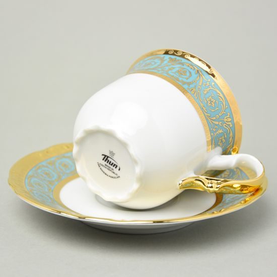 CONSTANCE 76333: Cup 200 ml tea / saucer 15 cm, Thun 1794, karlovarský porcelán