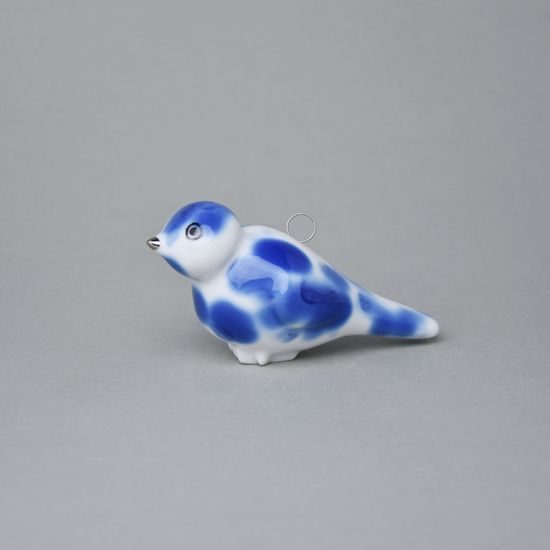 Závěsná porcelánová ozdoba - Ptáček, různé barvy, 11,5 x 6 x 5 cm, Goldfinger porcelán