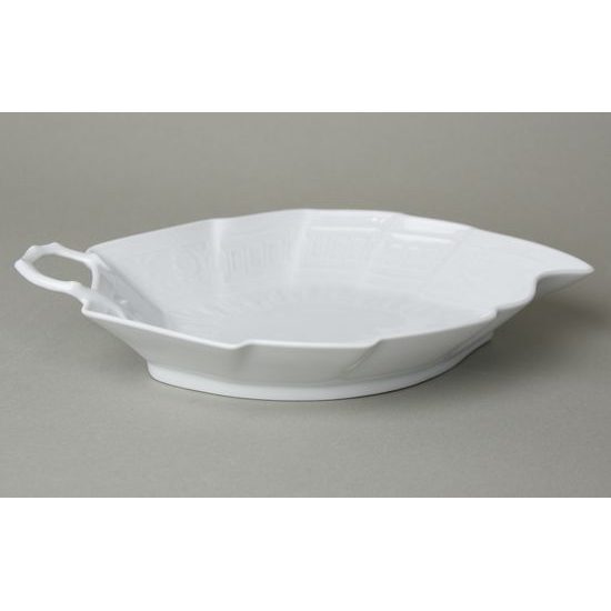 Dish Leaf 27 x 20 x 4 cm, Rose, Stará Role Moritz Zdekauer