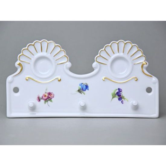 Věšák kuchyňský s dírkami 18 x 9 cm, Rakouská házenka, Český porcelán a.s.