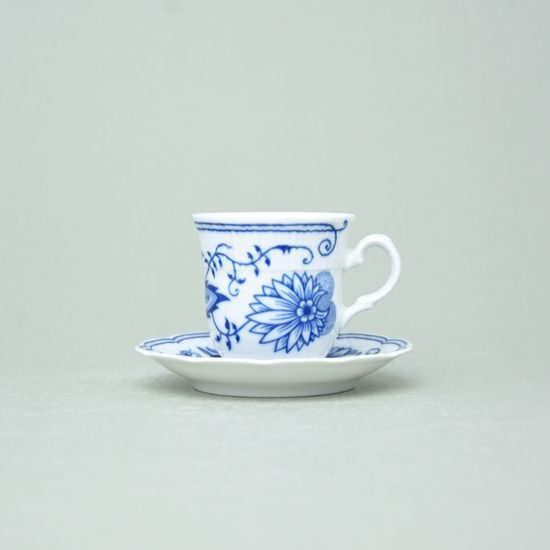 Cup Espresso 90 ml + saucer 110 mm, Thun 1794 Carlsbad porcelain, Natalie Blue Onion