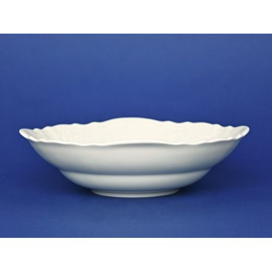 Bowl deep 23 cm, Thun 1794 Carlsbad porcelain, BERNADOTTE ivory