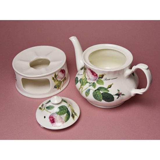 Redoute Rose: Čajová souprava 16 ks, Anglický kostní porcelán, Roy Kirkham