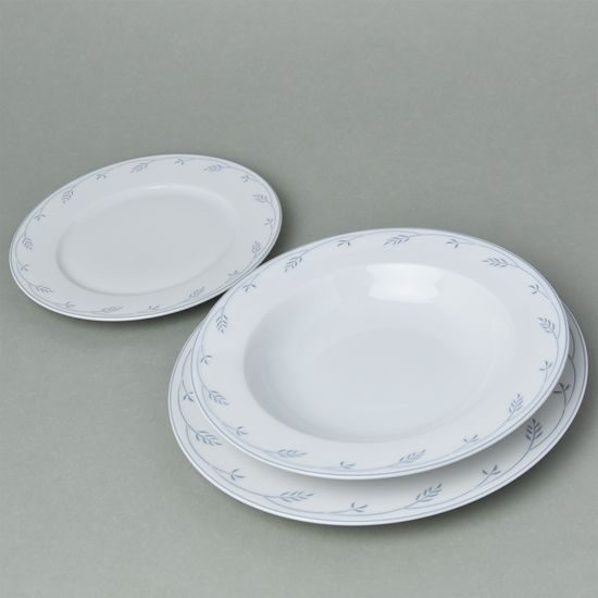 Plate set for 6 persons, Thun 1794 Carlsbad porcelain, OPAL 80215