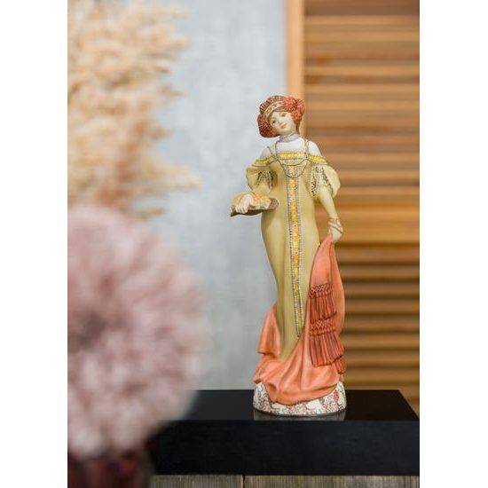 Figurine Alphonse Mucha - Autumn 1900, 12 / 11 / 32, porcelain, Goebel