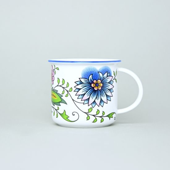 Mug Tina 380 ml, COLOURED ONION PATTERN