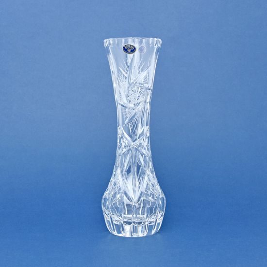 Crystal Hand Cut Vase, 280 mm, Crystal BOHEMIA