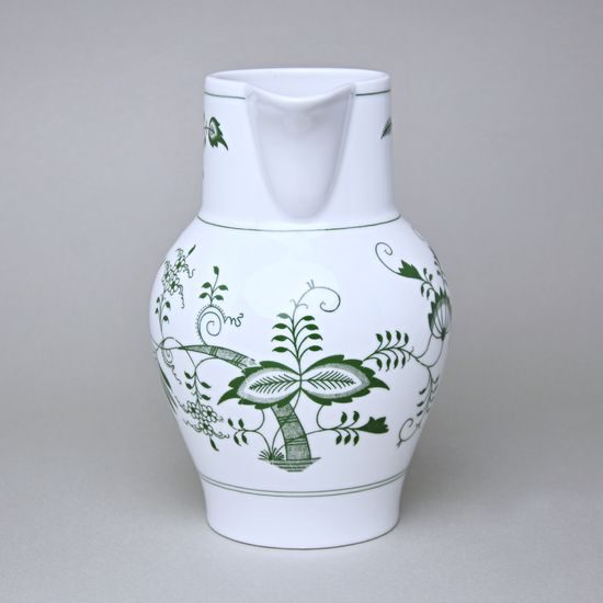 Džbán vysoký 1,5 l, zelený cibulák, Český porcelán a.s.