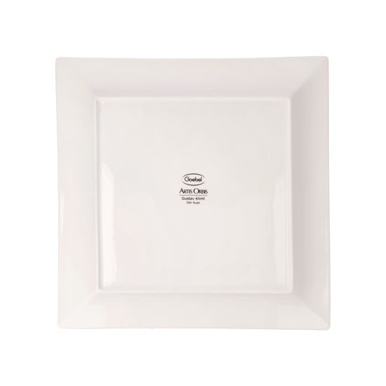 Bowl Gustav Klimt - The Kiss, 30 / 30 / 3,5 cm, Fine Bone China, Goebel