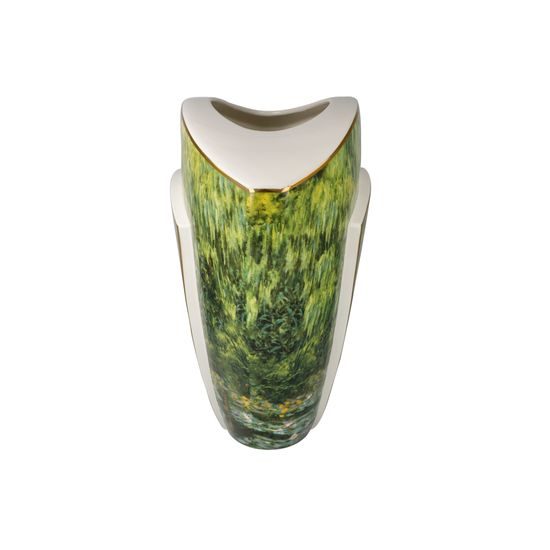 Vase Monet - Japanese bridge, 33 / 16,5 / 29, Porcelain, Goebel