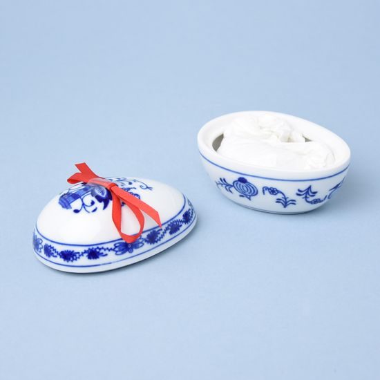 Box Eastern Egg 9,5 x 6,7 cm, Original Blue Onion Pattern