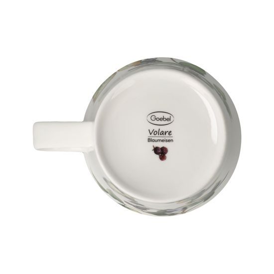 Hrnek sýkorka modřinka 13 / 10,5 / 9,5 cm, jemný kostní porcelán, Goebel