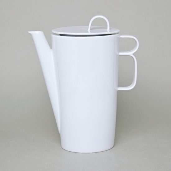 Bohemia White, Konvice kávová 0,76 l, design Jiří Pelcl, Český porcelán a.s.