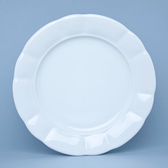 Plate dining 26 cm, Benedikt white, G. Benedikt 1882