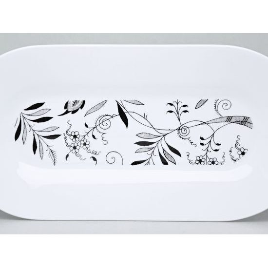 Bohemia black: Platter 30 x 15 cm, design Jiří Pelcl, Český porcelán a.s.