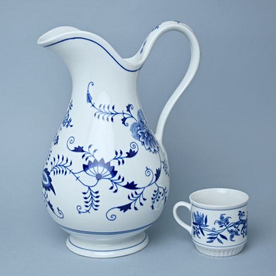 Džbán velký 5 l (např. na mytí) 35 cm, Cibulák, originální z Dubí