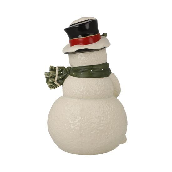 Snowman figurine In the Winter Garden 13.5 / 13.5 / 22cm, stoneware, Goebel