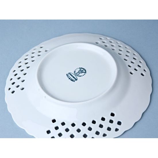 Annual plate 2010 18 cm, perforated, Original Blue Onion Pattern