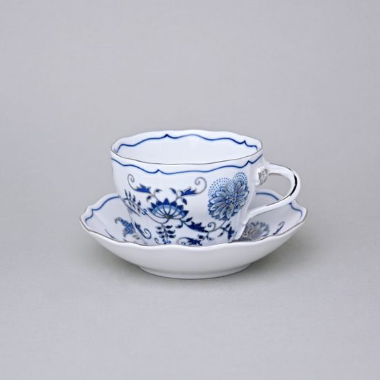 Cup and saucer B + B, 210 ml / 14 cm for coffee, Cesky porcelan a.s.