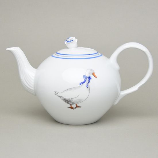 Pot tea 1,2 l, Český porcelán a.s., Goose
