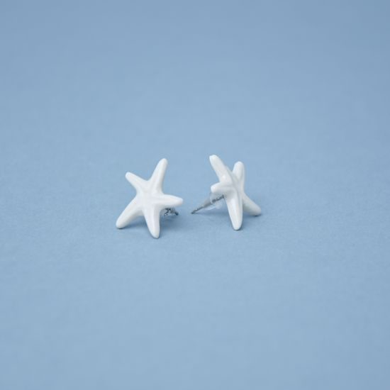 Earings: Starfish, Porcelain Jewels Studio Mallys