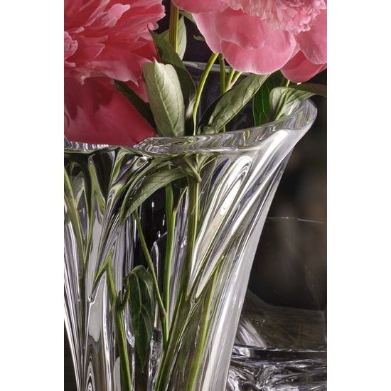 Aurum Crystal Vase Mozart Amber 32 cm