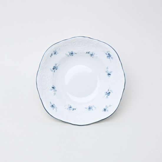 Bowl 16 cm, Thun 1794 Carlsbad porcelain, BERNADOTTE blue flower
