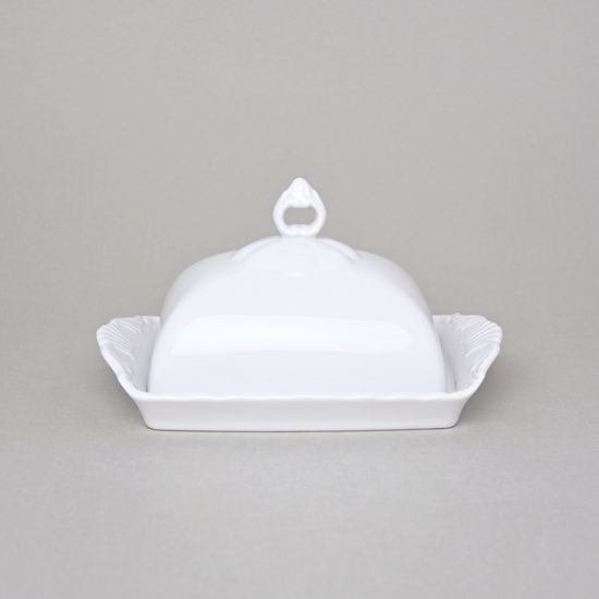 Verona white: Butter dish lid, G. Benedikt 1882