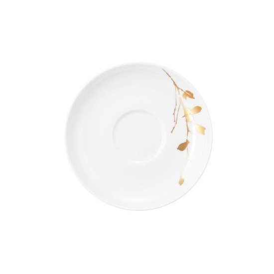 Liberty 65238: Saucer for small tea cup 13 cm, Seltmann porcelain, Golden Rose Hip