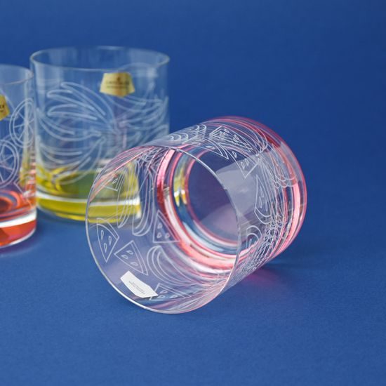 Barline 280 ml, sklenice na whisky, 6 ks., barevné ovoce, Crystalex