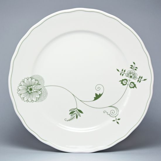 Plate dinning 26 cm, ECO green onion