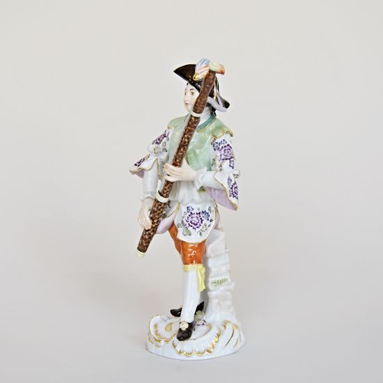 Bass Player, Porcelain Figures Meissen