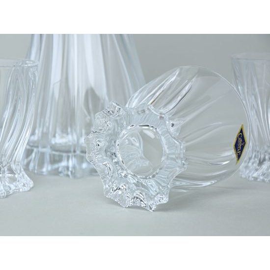 Crystal whiskey set Plantica 1+4, Aurum Crystal