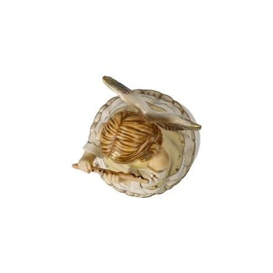 Angel playing Silent night 8.5 / 9 / 16.5 cm, stoneware, Goebel