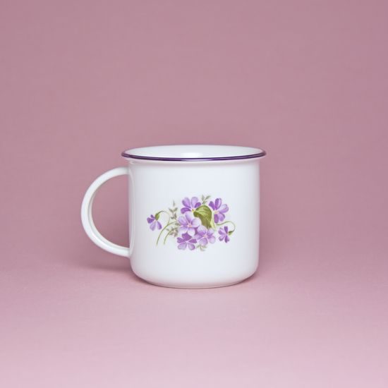 Mug Tina middle 240 ml, Violet, Český porcelán a.s.