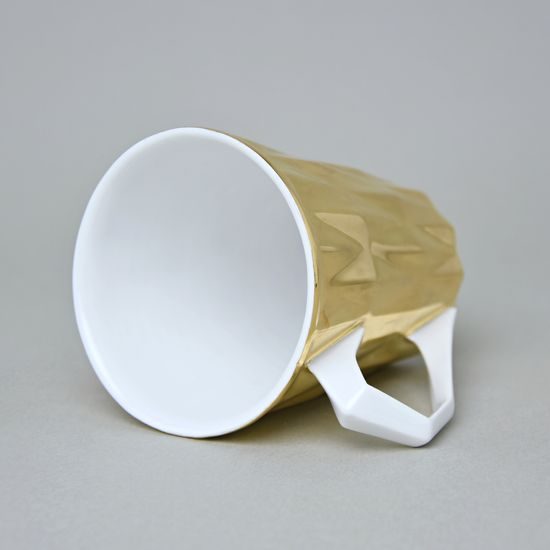 Hrnek 250 ml, Diamond Gold, porcelán Goldfinger