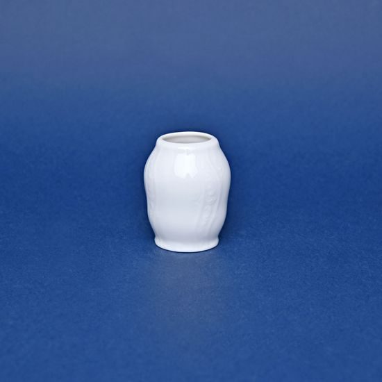 Toothpicks box, Thun 1794 Carlsbad porcelain, BERNADOTTE white