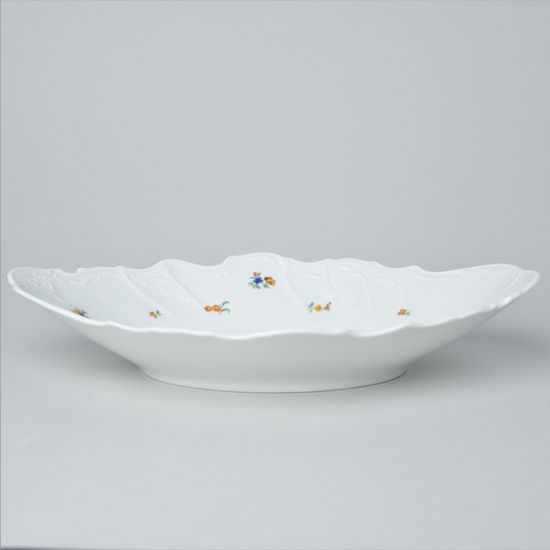 Bread basket 34 cm, Thun 1794, Carlsbad Porcelain, BERNADOTTE hazenka