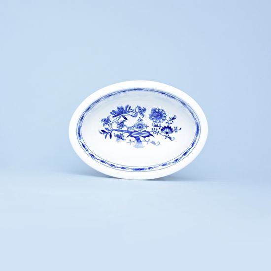 Bowl for baking oval small 18,0 x 13,2 cm, h.6,1 cm, Original Blue Onion Pattern