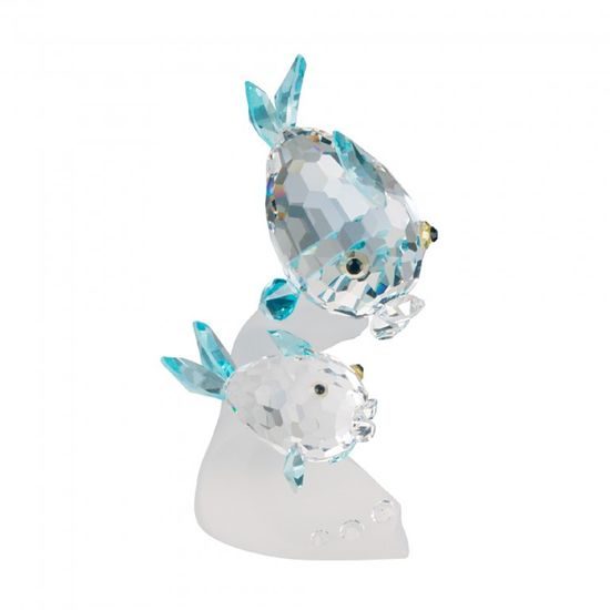 Fish on Wave 80 x 45 mm, Crystal Gifts and Decoration  PRECIOSA