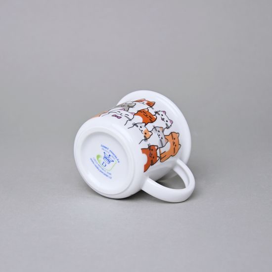 Hrnek Tina mini 100 ml, Kočky, Český porcelán a.s.