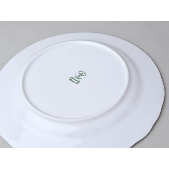 Talíř mělký 24 cm, zelený cibulák, Český porcelán a.s.