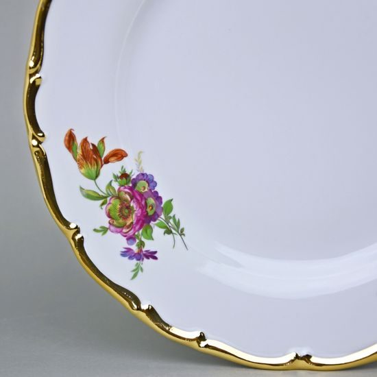 Talíř mělký 26 cm, Aristokrat, Queens Crown, Original Bohemia porcelain