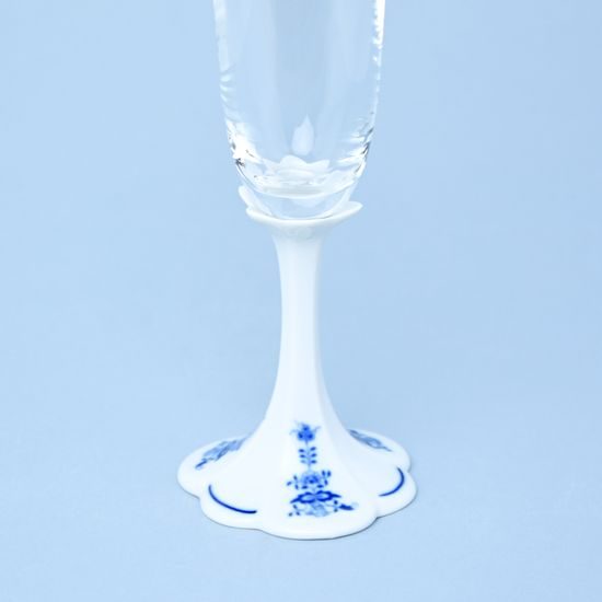 Champagne glass 22.8 cm, Original Blue Onion Pattern