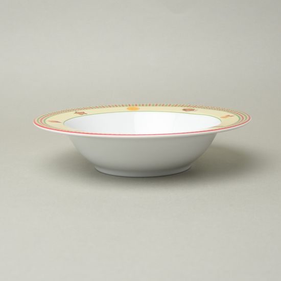 Vánoční porcelán: Talíř hluboký 22 cm Ella, Thun 1794