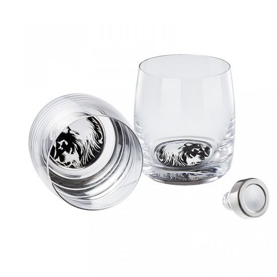 Whiskey Set - Lion 85 x 80 mm, Crystal Gifts and Decoration PRECIOSA