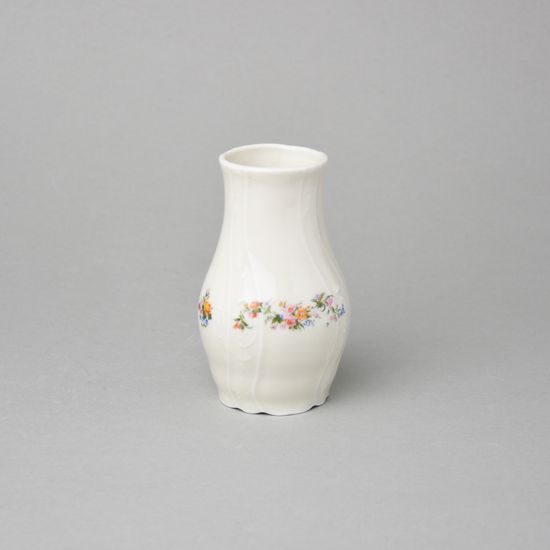 Vase 16 cm, Thun 1794 Carlsbad porcelain, BERNADOTTE ivory + flowers