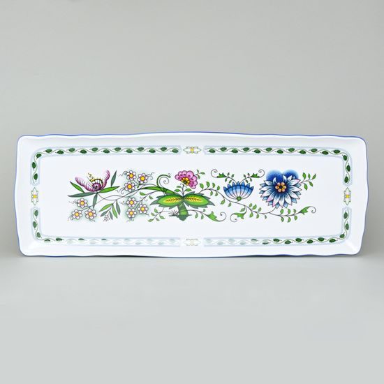 Sandwich tray square 45 x 16 cm, COLOURED ONION PATTERN