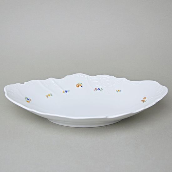 Bread basket 34 cm, Thun 1794, Carlsbad Porcelain, BERNADOTTE hazenka